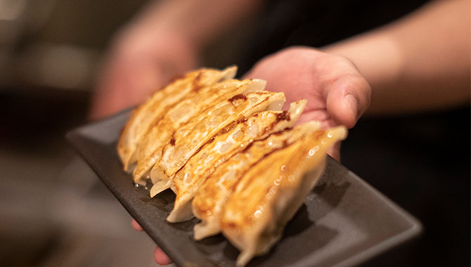 餃子焼き